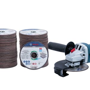 Bosch PRO GWS 750 + 200 x Stainless Steel & Metal Cutting Discs